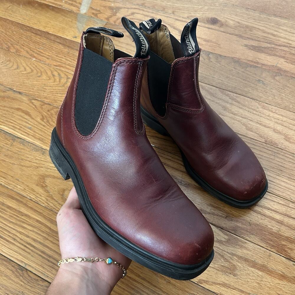 Blundstone 1309 Dress Series Chelsea Redwood Leather Boots Women’s Size 6